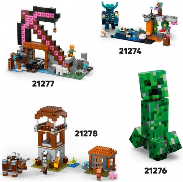 LEGO Minecraft Fosztogatók és Leromboló Alapzata Építőjáték