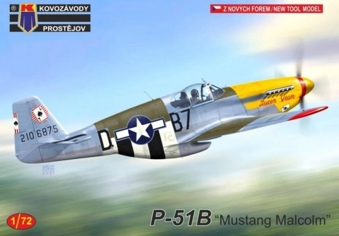 P-51b Mustang Malcolm repülőgép modellkészlet