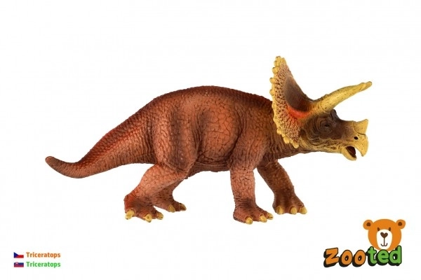 Triceratops műanyag játék 20 cm zacskóban