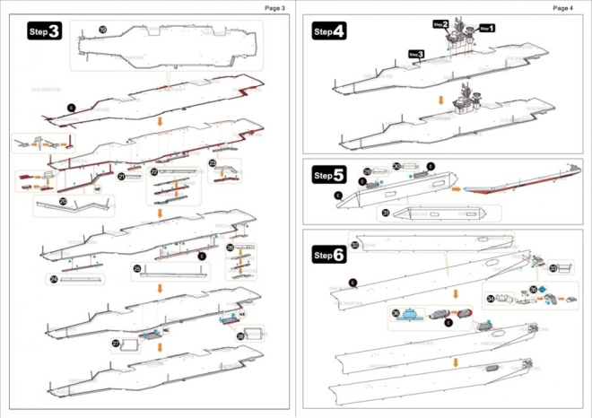 Metal Earth 3D Puzzle USS Theodore Roosevelt Repülőgép-hordozó