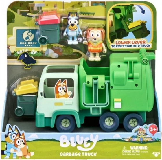 Bluey szemetesautó készlet