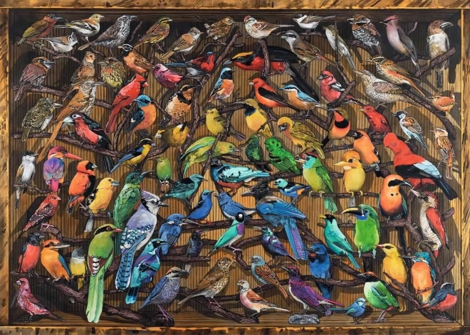 Ravensburger: Madarak világa puzzle 1000 darabos