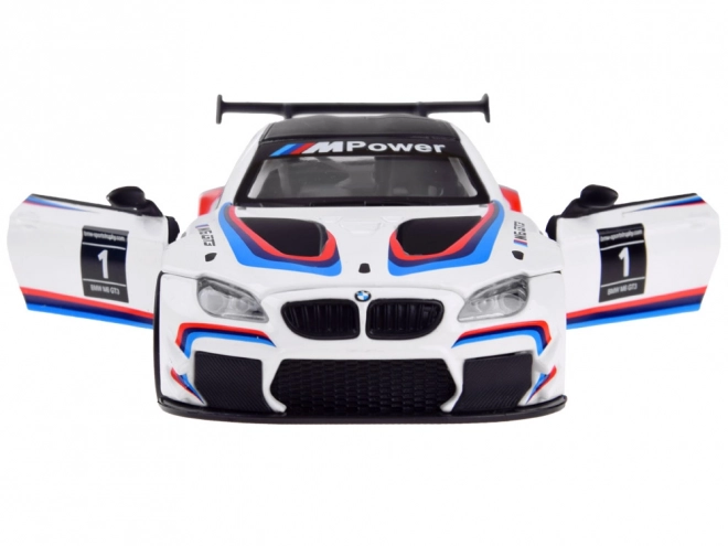 Sportautó modell BMW M6 GT3 1:32 méretarány