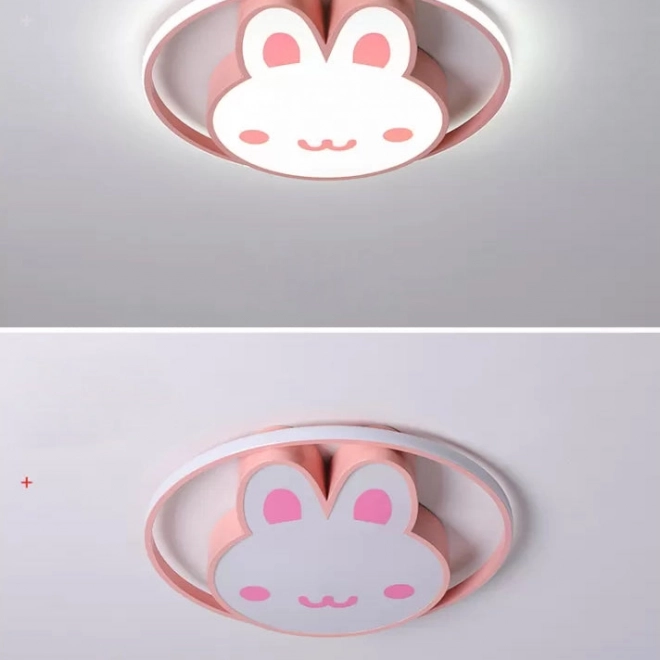 LED lámpa mennyezeti világítás gyerekszobába távirányítóval Nyuszi