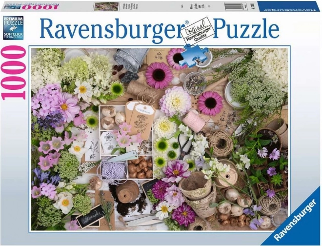 Ravensburger gyönyörű virágos szerelem puzzle 1000 darab