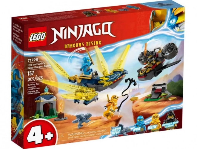 Lego Ninjago Nya és Arin: Harc a kis sárkány hátán