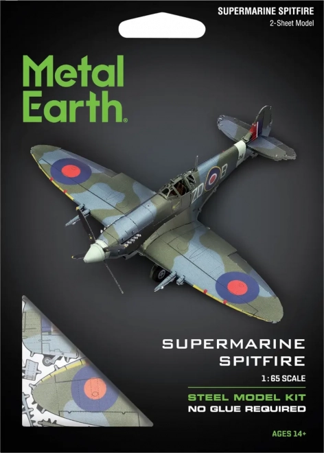 Metal Earth 3D puzzle repülő Supermarine Spitfire