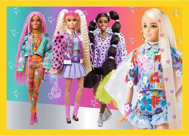 Barbie vidám világ 4 az 1-ben puzzle