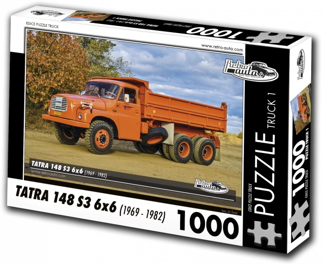 Retro Autók Puzzle Teherautó Tatra 148 S3 6x6