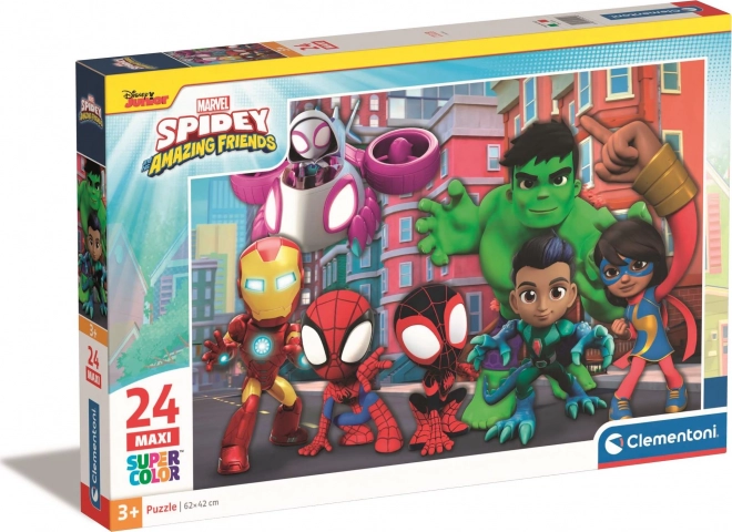 Clementoni Maxi 24 darabos puzzle - Spidey