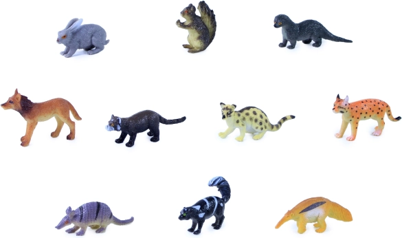 10 élethű mini figura