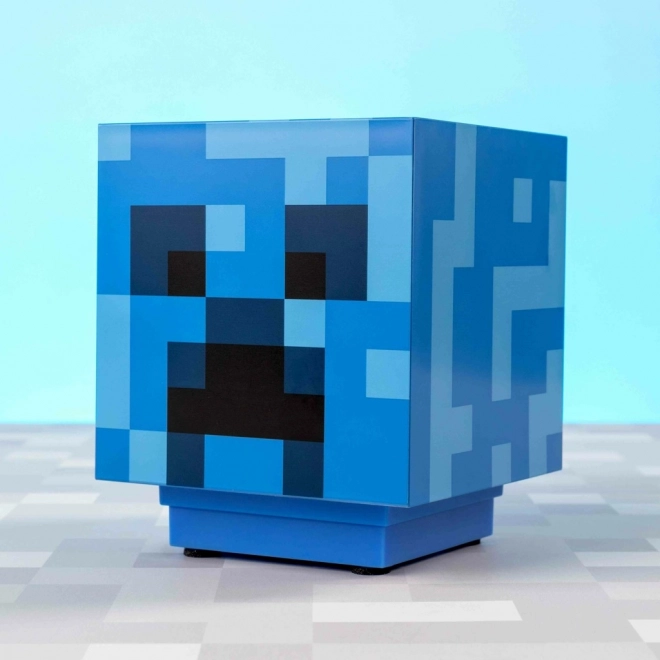 Kék LED lámpa MINECRAFT Creeper