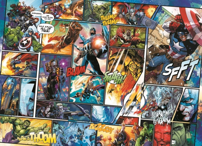 Trefl fa puzzle Marvel Avengers 1000 darabos