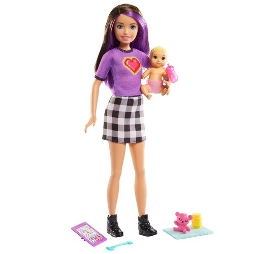 Barbie Skipper bébiszitter baba