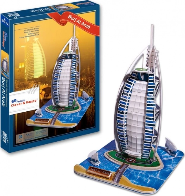 3D puzzle - Burj Al Arab modell