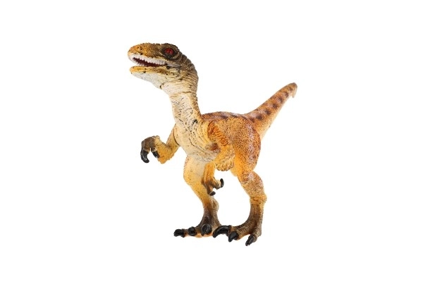 Velociraptor műanyag figura 16 cm-es táskában