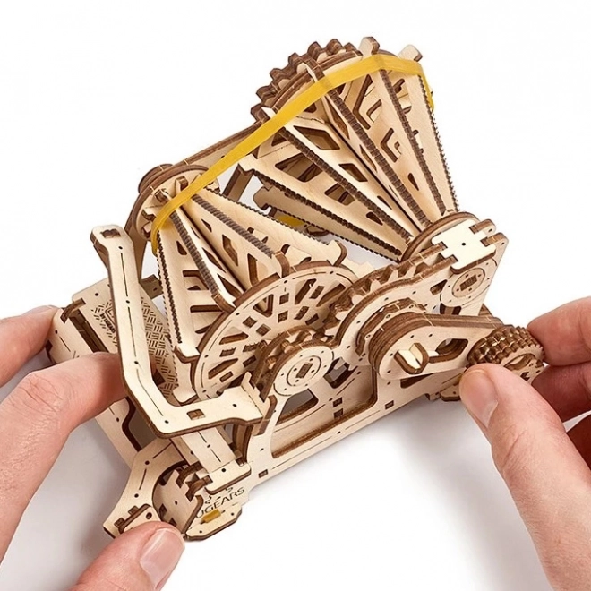 Ugears 3D fa mechanikus puzzle tanulási variátor