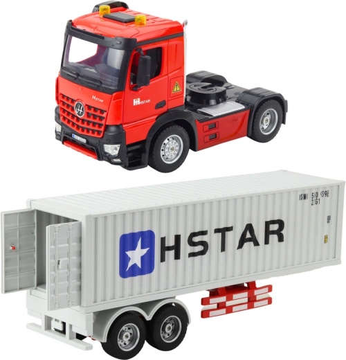 Valósághű szerelvény lecsatolható konténerrel