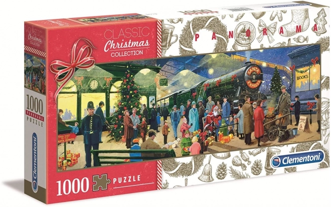 Clementoni panoráma puzzle karácsonyi kollekció: Santa 1000 darab