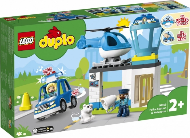 Lego Duplo rendőrörs és helikopter