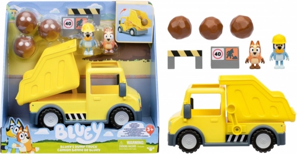 Bluey Szett Billenős Autóval és 2 Figurával