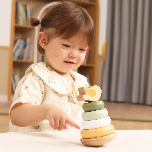 Vidám játék a bájos madárkával