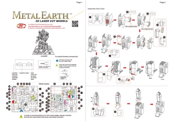 Metal Earth 3D puzzle Transformers: Optimus Prime