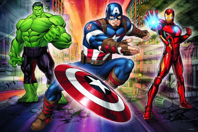 avengers világában maxi puzzle 24 darabos