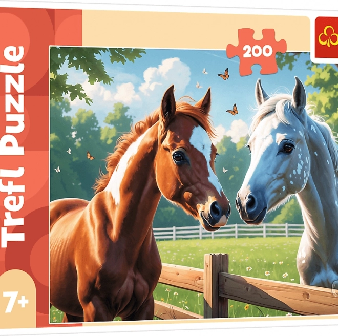 TREFL Puzzle Lovak tisztáson 200 darab