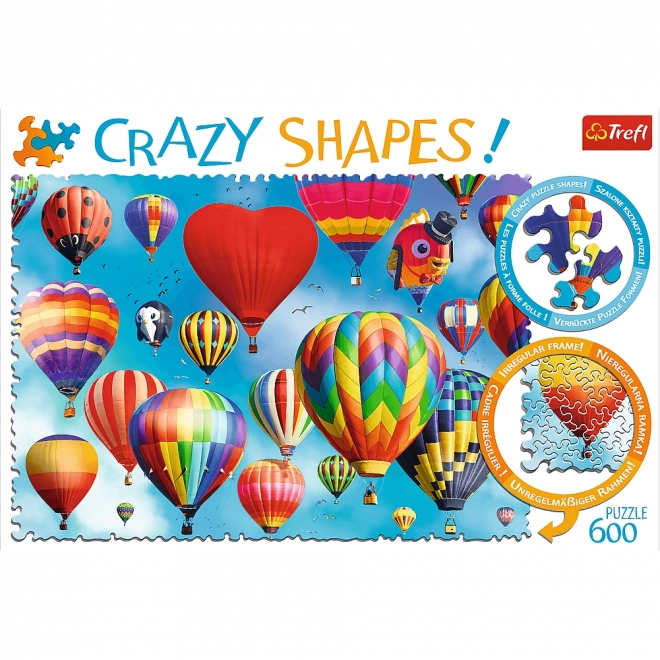 Crazy Shapes - Színes Léggömbök 600 darabos puzzle