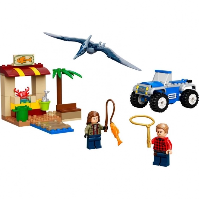 Lego Jurassic World pteranodon hajsza