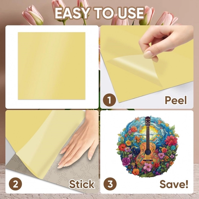 Fa puzzle Gitár 200 darabos