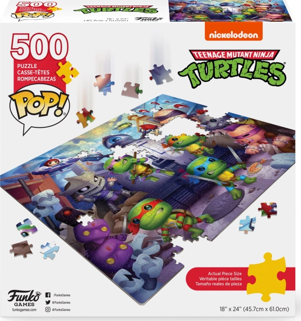 Puzzle POP! Tini Nindzsa Teknőcök 500 darabos