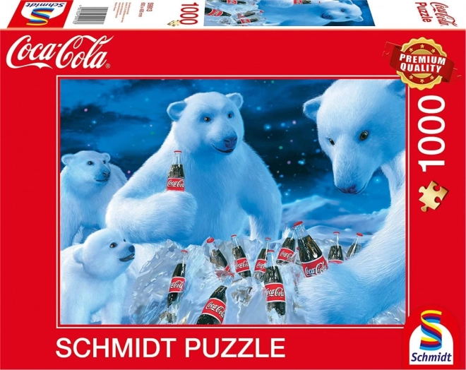 Puzzle Coca Cola Jegesmedvék 1000 darab