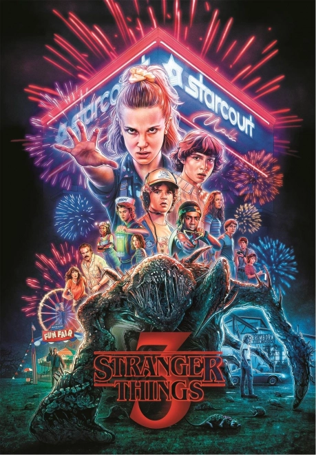 Clementoni puzzle Stranger Things 3. évad 1000 darabos