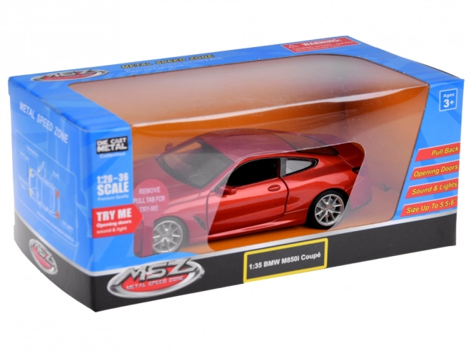 Fém autó modell BMW M850i Coupe 1:35