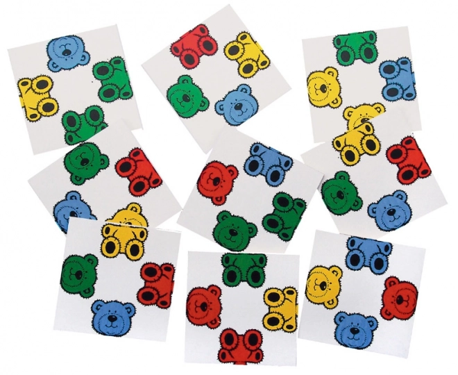 Just Jigsaws színes macik fa logikai játék