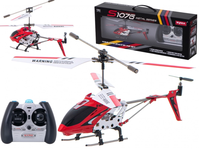 Rc távirányítós helikopter szymma s107g kék