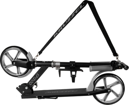 Összecsukható városi roller nagy kerekekkel (200 mm) gyerekeknek – szürke