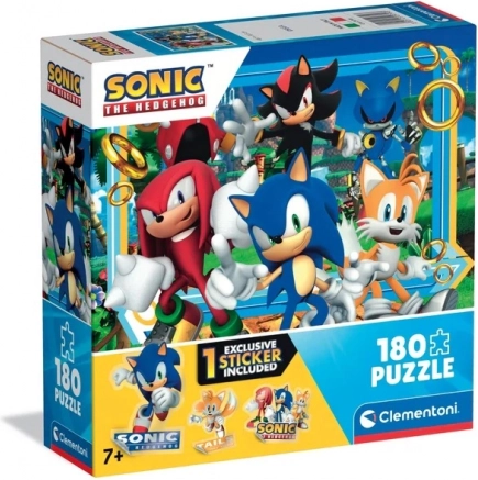 CLEMENTONI Sonic sündisznó kirakó, 180 darab