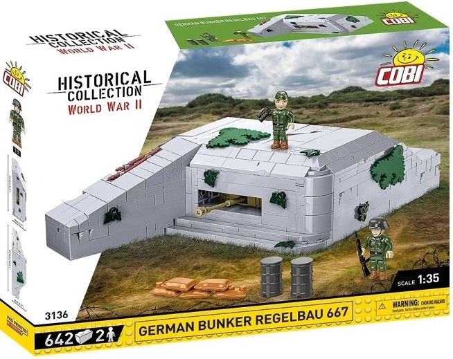 Bunkr Regelbau 667 COBI építőkockákból