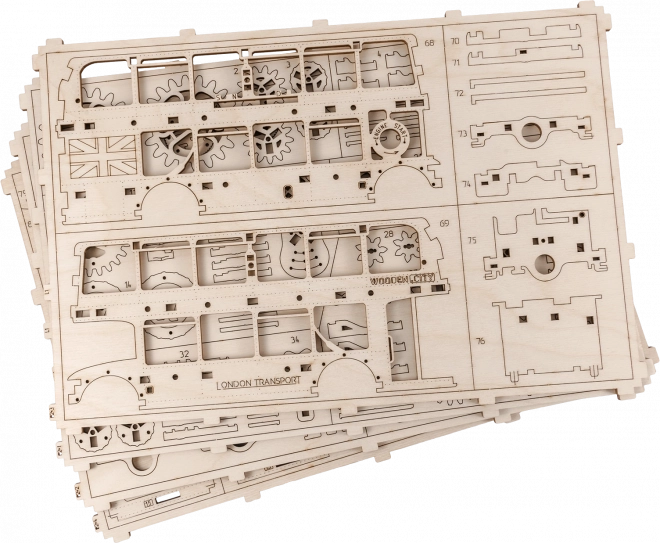 Fa 3D puzzle - londoni busz