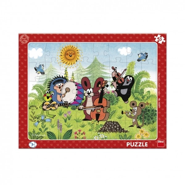 Krtek és a zenekar puzzle 40 darabos