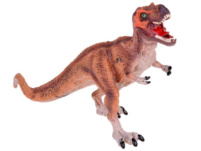 Gumiból készült Tyrannosaurus Rex dinoszaurusz figura gyerekeknek