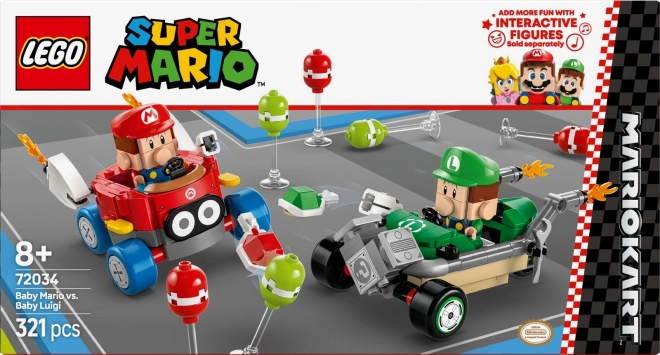 Baby Mario és Baby Luigi verseny kockák - LEGO Super Mario