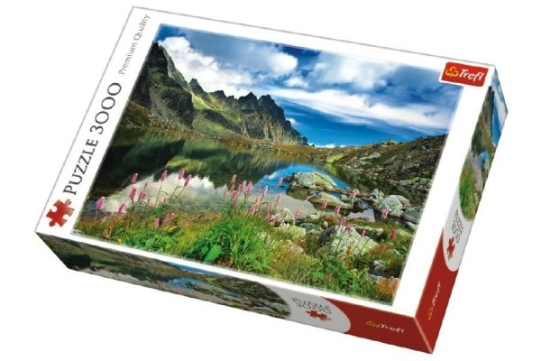 Trefl puzzle 3000 darabos - Magas-Tátra, Starolesna-tó kilátás