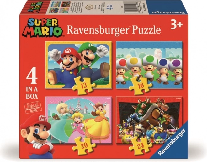Puzzle RAVENSBURGER Super Mario Kaland 4 az 1-ben