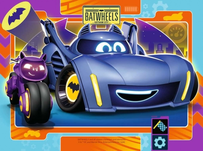 Batwheels puzzle 4 az 1-ben gyerekeknek