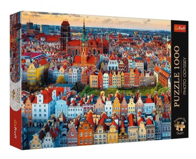 Trefl puzzle premium plus photo odyssey: gdańsk lengyel nézet 1000 darabos készlet