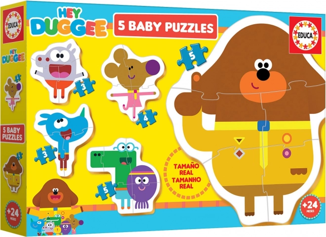 Educa baby puzzle - Hey Duggee 5 az 1-ben